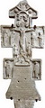 Крест. 1458. Белый камень; резьба. Государственный музей-заповедник «Ростовский Кремль»