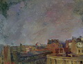Р.Р.Фальк. Из окна. Париж с большим небом. 1937. Холст, масло. Алупкинский дворец-музей