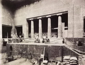 Греческий дворик музея в процессе строительства. 1904