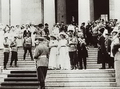 Торжественное открытие музея в присутствии императора Николая II и его семьи. 31 мая 1912 года