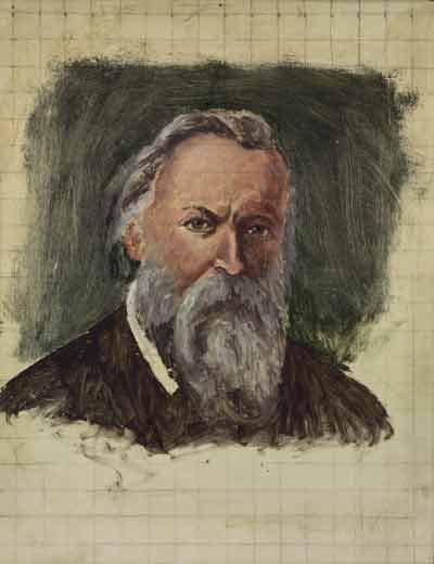 А.И.Герцен. Портрет работы Н.А.Герцен. 1866–1867
