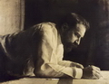 Лев Кекушев за работой. Портрет работы В.Соколова. 1899