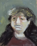 Портрет Ольги Яблонской. 2003. Бумага, гуашь