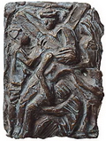 Эскиз к рельефу «Снятие с Креста» из цикла «Крестный Путь». 2004–2007. Бронза