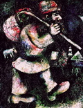 Марк Шагал. Странствующий еврей. 1924. Холст, масло. Музей Пти Пале, Женева