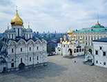 Благовещенский собор Московского Кремля. Вид с Успенской звонницы