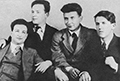 И.В.Шток, В.Н.Плучек, А.Н.Арбузов и А.К.Гладков. 1930-е годы