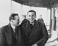 Ю.К.Олеша и М.М.Зощенко. Около 1934 года