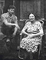 В.Т.Зонова с сыном — Ваней Жегиным. 1961
