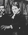 Ф.О.Шехтель с сыном Л.Жегиным. 1900-е годы