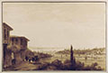 И.К.Айвазовский. Вид Константинополя из Скутари. 1845. Сепия. РГАЛИ. Публикуется впервые