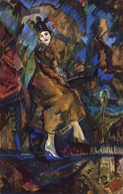 Портрет Панны Паскевич. Около 1920. Картон, казеиновая темпера, масло. Национальная галерея Армении, Ереван
