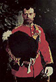 Император Николай II, полковник Королевского шотландского драгунского полка. 1900. Холст, масло. Музей Королевского шотландского драгунского гвардейского полка, Эдинбург,Великобритания