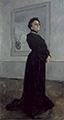 Портрет М.Н.Ермоловой. 1905. Холст, масло. ГТГ