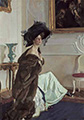 Портрет княгини О.К.Орловой. 1911. Холст, масло. ГРМ. Фрагмент