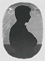 Силуэт С.Н.Дурылина. Фотограф неизвестен. Июнь 1912 года. Николаевка. Фонд фотодокументов МА МДМД