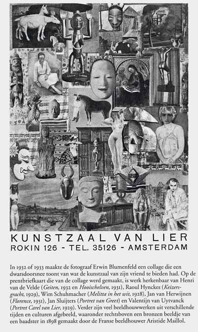 - Kunstzaal Van Lier.   Bas C. van Lier Carel van Lier. Kunsthandelaar, wegbereider. 18971945. Bussum, 2003
