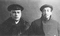 Илья Зданевич и Михаил Ле-Дантю. Около 1916 года. Музей искусств Грузии им. Ш.Амиранашвили, Тбилиси Н.Пиросмани.