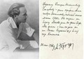А.С.Кочетков. 1940. Фото Льва Горнунга. Надпись Л.Горнунга на обороте фотографии А.Кочеткова. 28 мая 1966 года