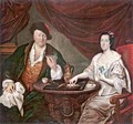 Г.Х.Гроот. Портрет генерала У.-Ф.-В. Левендаля с женой. Около 1741 года. Холст, масло. ГМЗ «Гатчина»