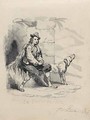 Князь Д.И.Долгоруков. Рисунок из альбома А.А.Оленина. 1830-е годы. Черная акварель. ГМП*