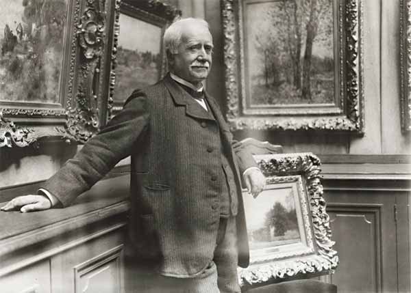 П.Дюран-Рюэль в своей галерее в Париже. Фотография Дорнак. Около 1910 года

