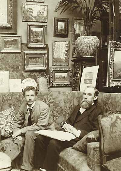 Н.Н.Гриценко, П.М.Третьяков. Фотография. 1894. ОР ГТГ
