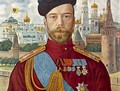 Борис Кустодиев. Портрет Николая II. 1915. Литография. ГИМ