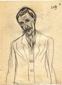 М.В.Ле-Дантю. Автопортрет. Середина 1910-х годов. Бумага, графитный карандаш. РГАЛИ