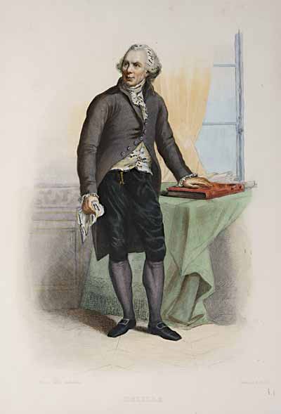 Жак Делиль. А.Буальи по оригиналу А.Гильмино. 1836. Гравюра резцом, акварель
