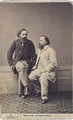 А.И.Герцен и Н.П.Огарев. Фотография братьев Майер. Лондон. 1861