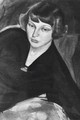 Магда Нахман. Портрет Марины Цветаевой. 1913. С фотографии из архива В.А.Швейцер