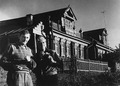 С.М.Голицын и А.С.Потресов в селе Любец. 1960-е годы