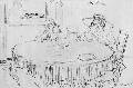 А.Н.Бенуа. Кока и Леля Бенуа в Примеле. 1905. Бумага, графитный карандаш