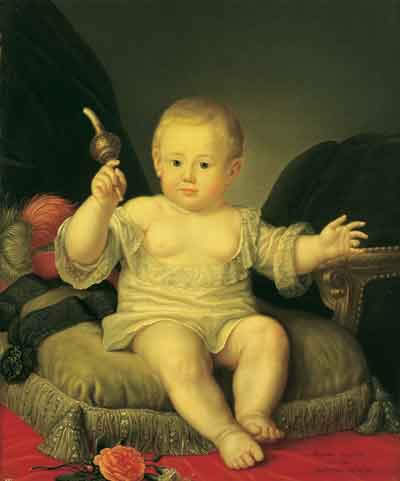 Неизвестный художник. Портрет великого князя Александра Павловича в детстве. 1778
