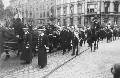 Траурная процессия с прахом императрицы Марии Федоровны на улицах Копенгагена. 19 октября 1928