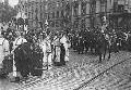 Траурная процессия с прахом императрицы Марии Федоровны на улицах Копенгагена. 19 октября 1928