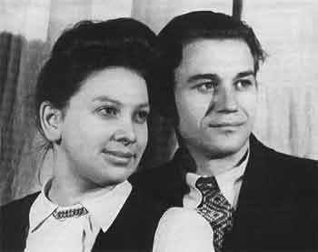 Тамара Александровна Осипова и Владислав Георгиевич Федоров. 1948
