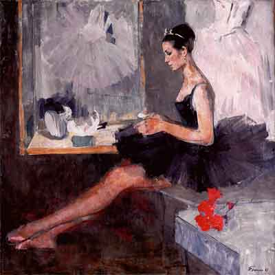 Т.Осипова. Портрет балерины. 1967. Холст, масло
