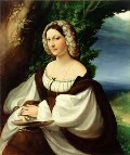Корреджо. Женский портрет. Около 1520. Холст, масло. ГЭ
