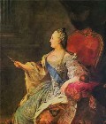 Ф.Рокотов. Портрет Екатерины II. 1763. Холст, масло. ГТГ