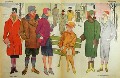 В.Козлинский. Рисунок мод для журнала «Четыре сезона». 1928