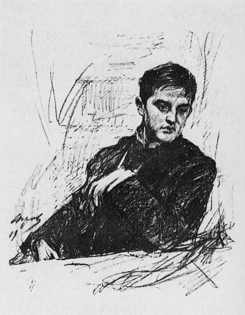 В.А.Серов. Портрет Д.В.Философова. 1899
