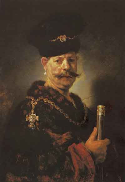 Рембрандт Харменс ван Рейн. Знатный славянин, или Ян Собесский. 1637. Холст, масло. Национальная галерея. Вашингтон
