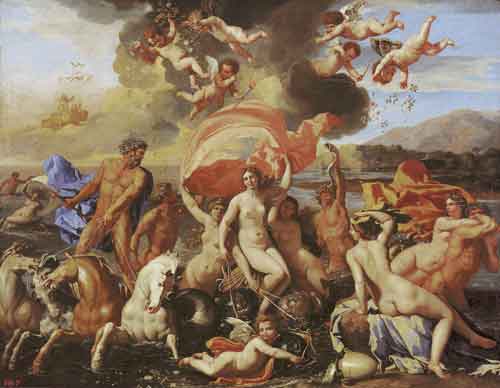 Никола Пуссен. Триумф Нептуна и Амфитриды. 1637. Холст, масло. Музей Филадельфии
