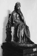Римский скульптор с греческого оригинала III века до н.э. Сидящая женщина («Царица»). Мрамор. ГЭ
