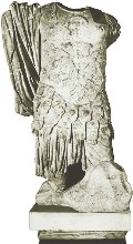 Фрагмент статуи императора в панцире. Рим. II век. ГЭ