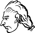 К.И.Кюхельбекер. Рисунок Вильгельма Кюхельбекера из Лицейской тетради 1816–1817 годов