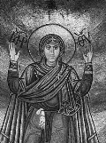 Богоматерь Оранта. Мозаика апсиды Софийского собора в Киеве. XI век