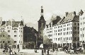 Городская ратуша в Мюнхене. Гравюра К.Герстнера по рисунку Й.Хоффмейстера. Мюнхен. 1840